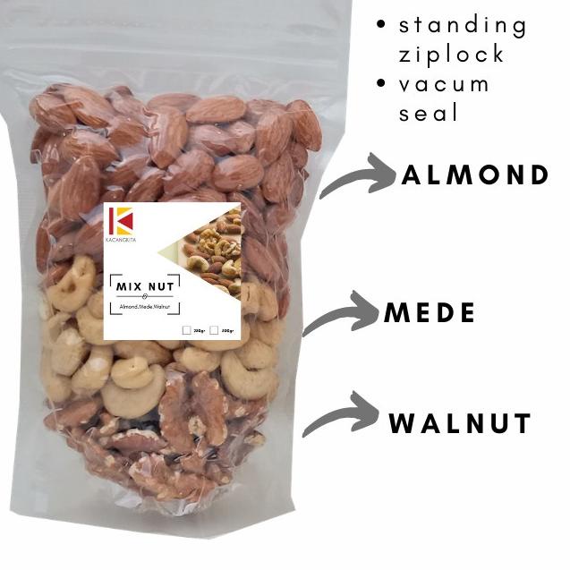 

Trxp6P0b--MIX NUT 250gr Roasted Kacang Almond Mede Walnut Panggang