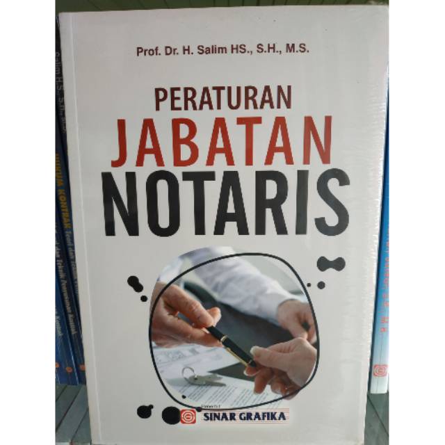 

Peraturan Jabatan Notaris - Salim Hs.