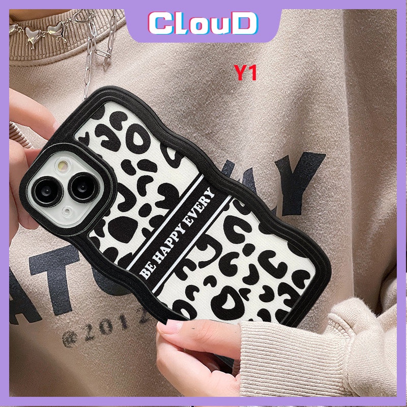 Wavy Edge Leopard Casing Redmi Note 9s 9pro 9 8 11 Note 11s Note 10s 11 10 Pro Redmi A1 10C 10A 9A 10 9T 9 9C NFC Note 10 Pro Max Plus Shockproof Irregular Stripe Soft Tpu Cover