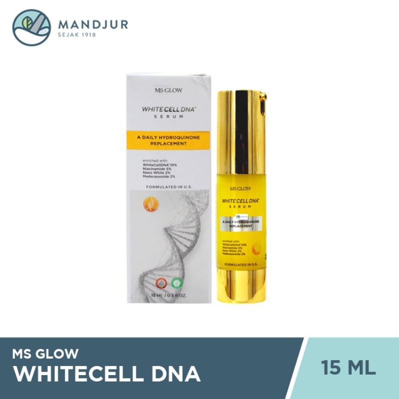 Ms Glow White Cell DNA Serum - Formulanya Mampu Mencerahkan Kulit Lebih Cepat