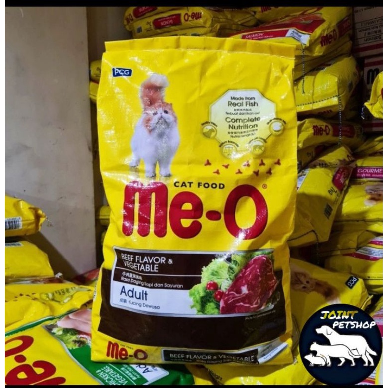 Expedisi Meo Beef &amp; Vegetable Adult 7kg / Makanan Kucing Dewasa Me-o