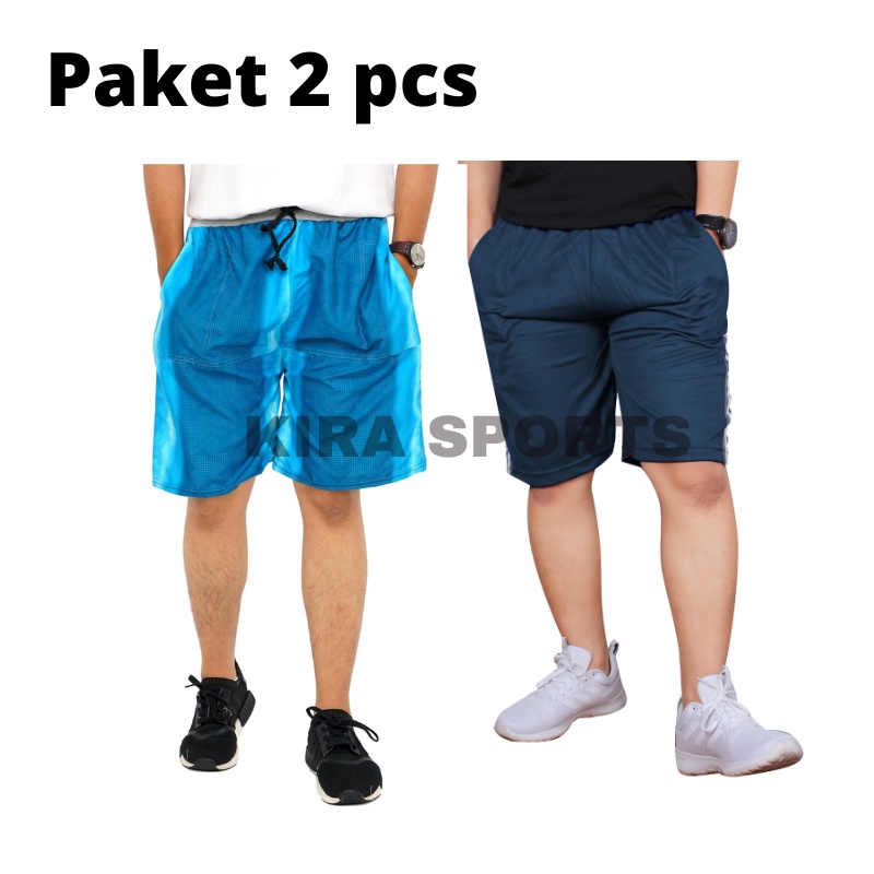 Celana Pendek Pria Olahraga Sporty Dewasa Santai Kolor Selutut GKS040