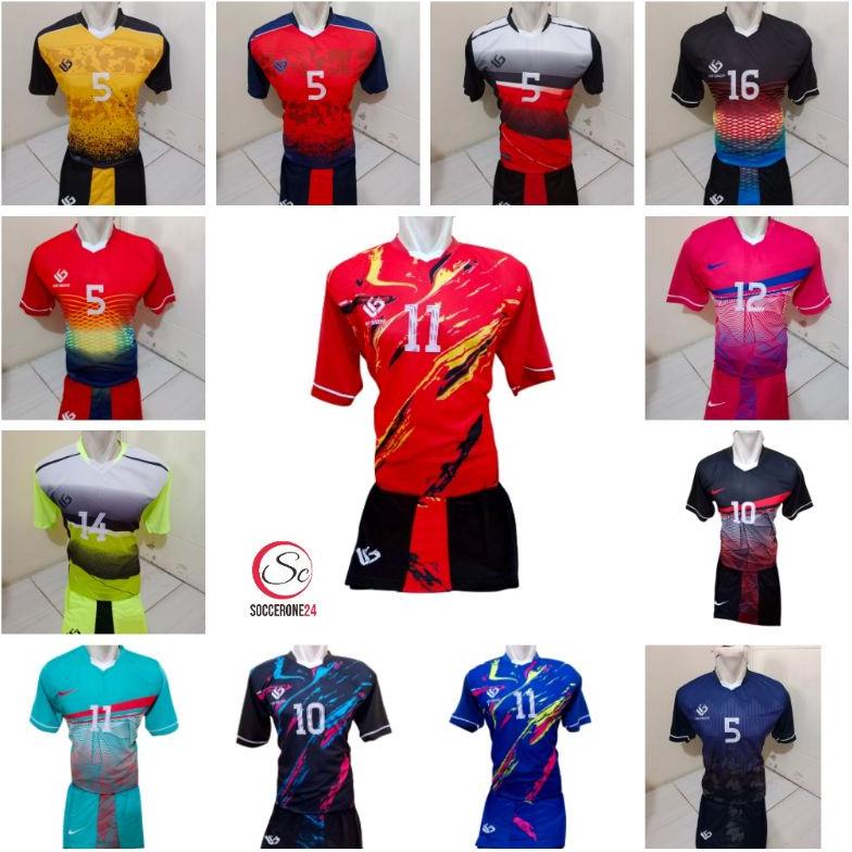 BAJU STELAN FUTSAL/BOLA PRINTING LUSINAN ISI 18PCS TERLARISS...,,,,,