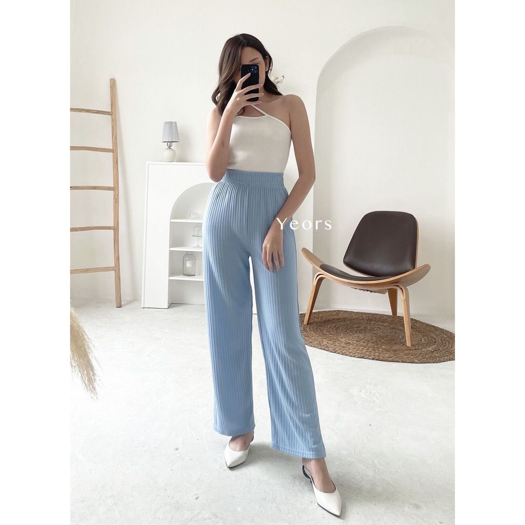 MASHA KNIT PANTS Celana Kulot Knit Premium