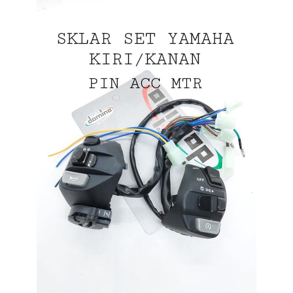 SAKLAR MIO YAMAHA SET DOMINO KIRI KANAN PLUS HAZARD PNP