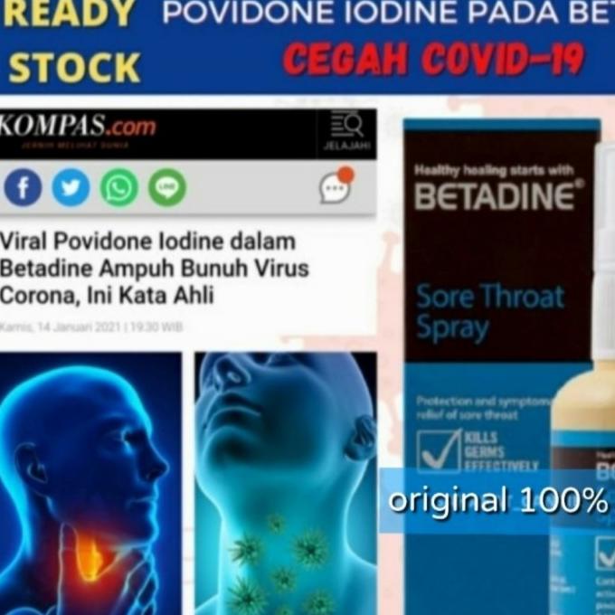 Betadine Sore Throat Spray 50ml