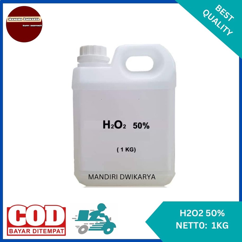 Jual Hidrogen Peroksida H2o2 50 1kg Shopee Indonesia