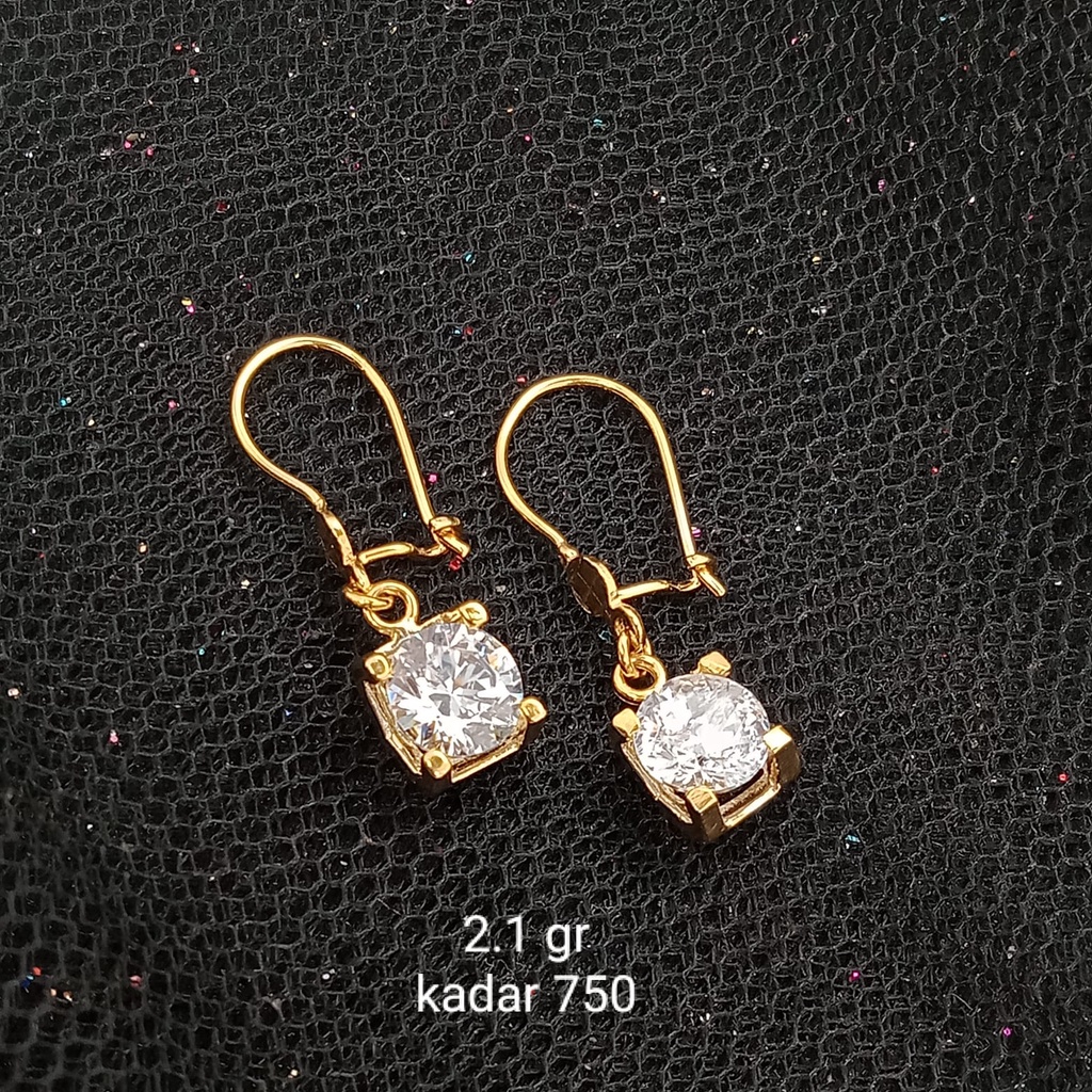 Anting emas 17K - 2.1 gr kadar 750 - 3817