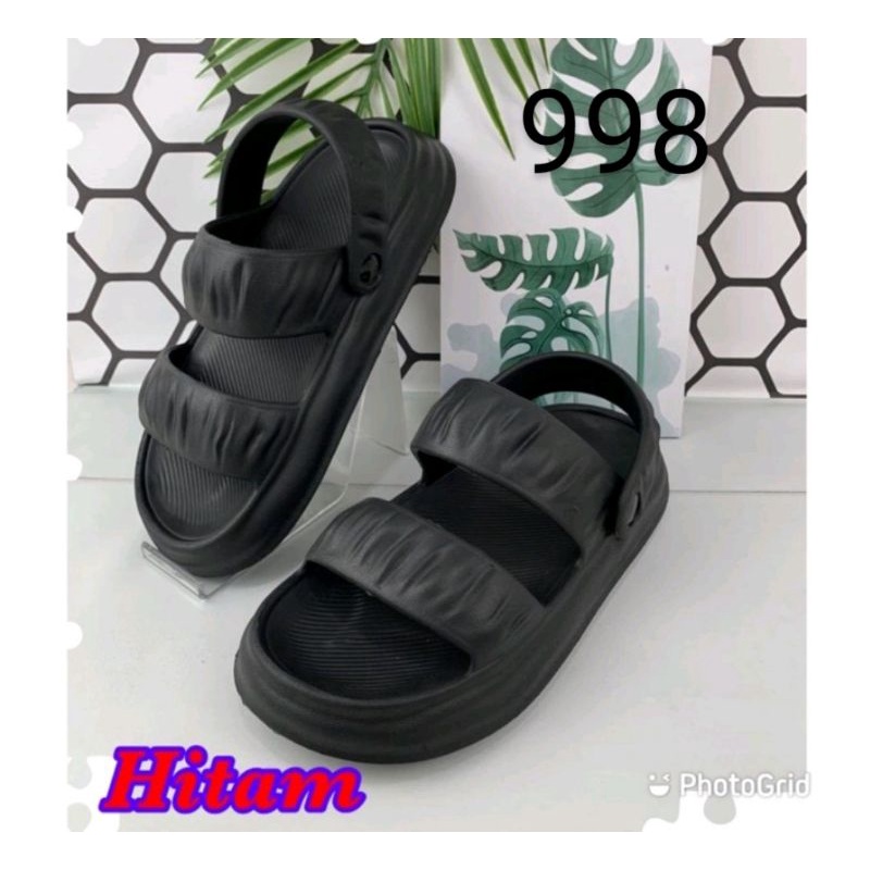 Sandal Gunung Wanita Slip On 2in1 Korean Style, Sendal Slop Eva Ban Dua 998