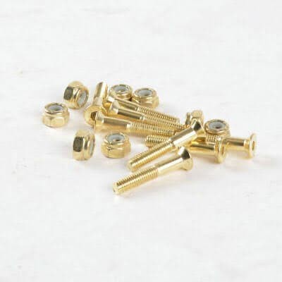 Roda Nuts Skateboard / Baut Skateboard Gold