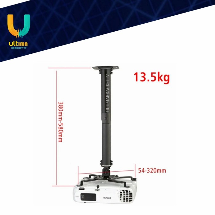 

Exclusive Bracket/Braket/Breket Projector/Proyektor/Infocus Universal Adjustable