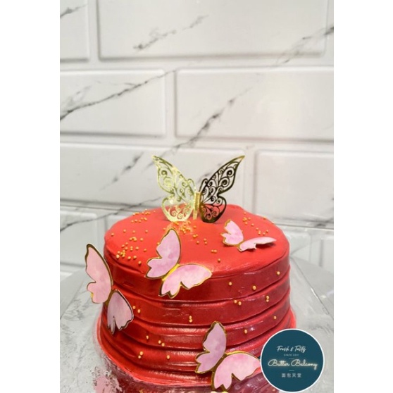 

cake ulang tahun butterfly