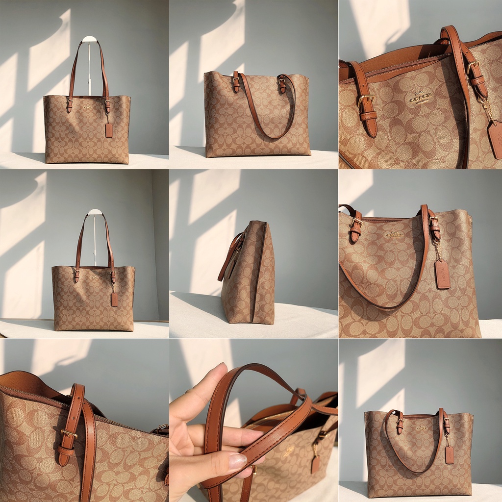 （grab）1665 1671 8612 coach Mollie Tote Women Shoulder Bag Handbag shopping bag