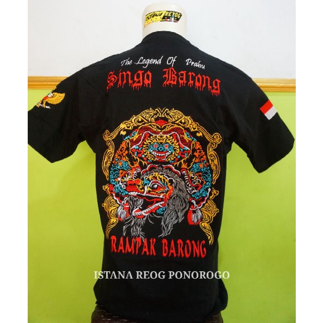 KAOS BORDIR JARANAN / KAOS JARANAN / KAOS RAMPAK BARONG / SENTEREWE /  SRENGGI / GENJIK / KAOS BORDIR/KAOS CAPLOKAN