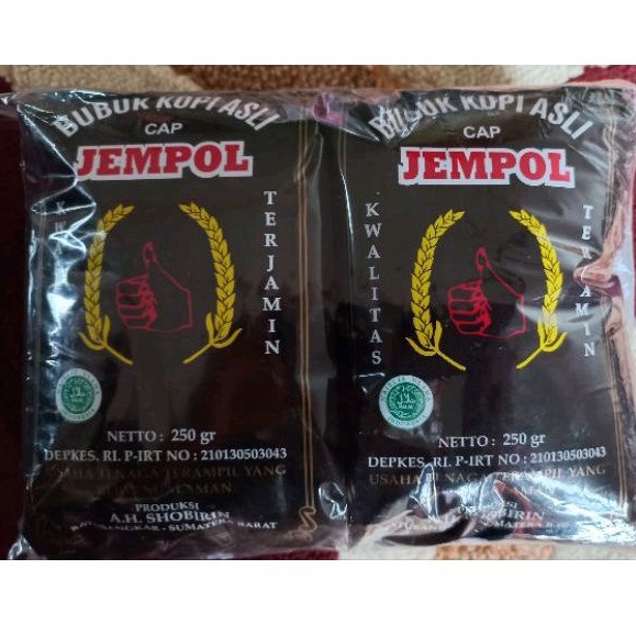 kopi bubuk1kg cap JEMPOL asli padang