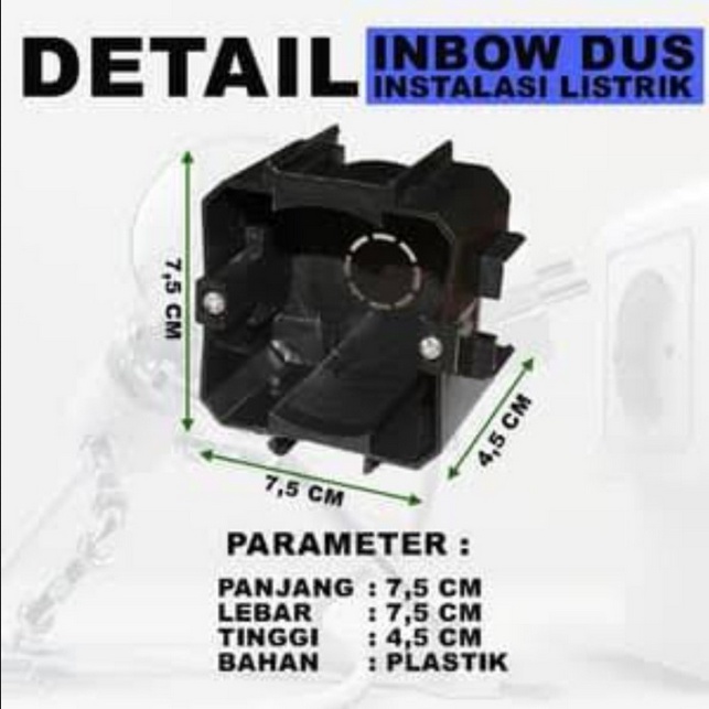 Inbow Dus Doos PANASONIC WEJ5911 Model Persegi