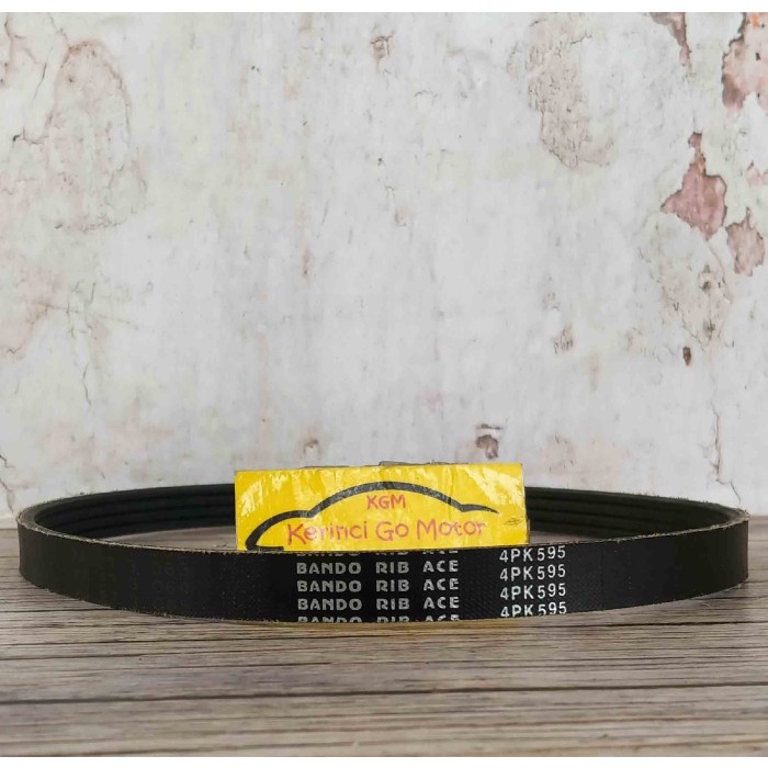 BANDO VAN BELT 4PK 595 RIB BELT TALI KIPAS 4PK-595 FAN BELT ALUR