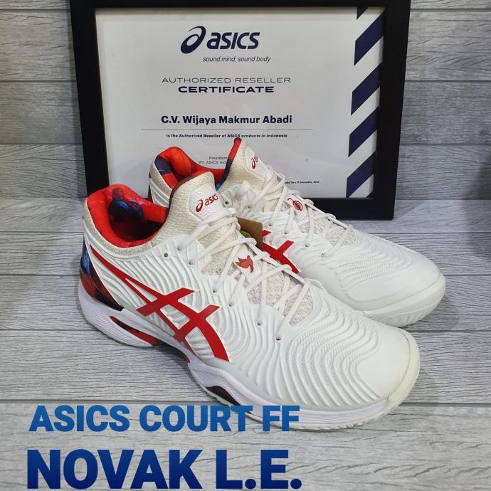 monggo] Sepatu Tenis Asics Court FF Novak L.E. Original