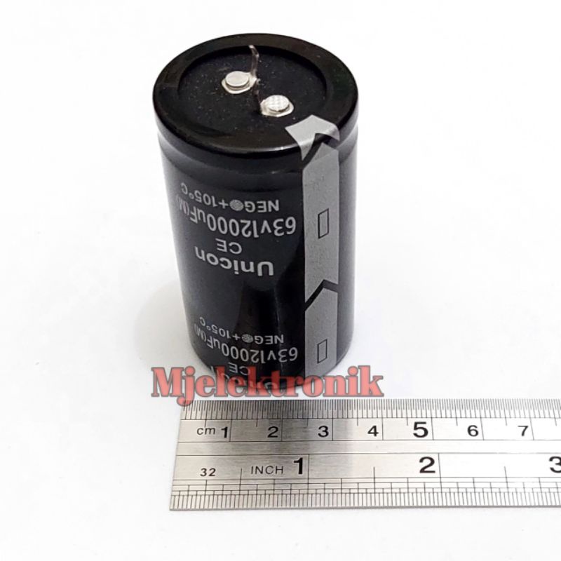 Elco Unicon 12000uF 63V Elko Original for Audio