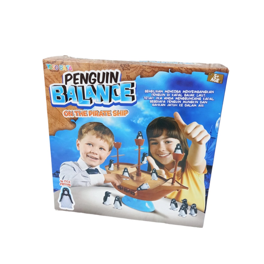 PROMO COD TERMURAH - Family Game PENGUIN BALANCE BOAT PIRATES BALANCE KAPAL PENGUIN YG17 //KADO MAINAN ANAK//MAINAN KELUARGA//MAINAN SERU SERUAN