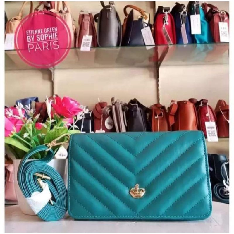 CUCI GUDANG  SOPHIE MARTIN DOMPET WANITA DOMPET FASHION DOMPET TALI PANJANG DOMPET PANJANG ETIENNE G