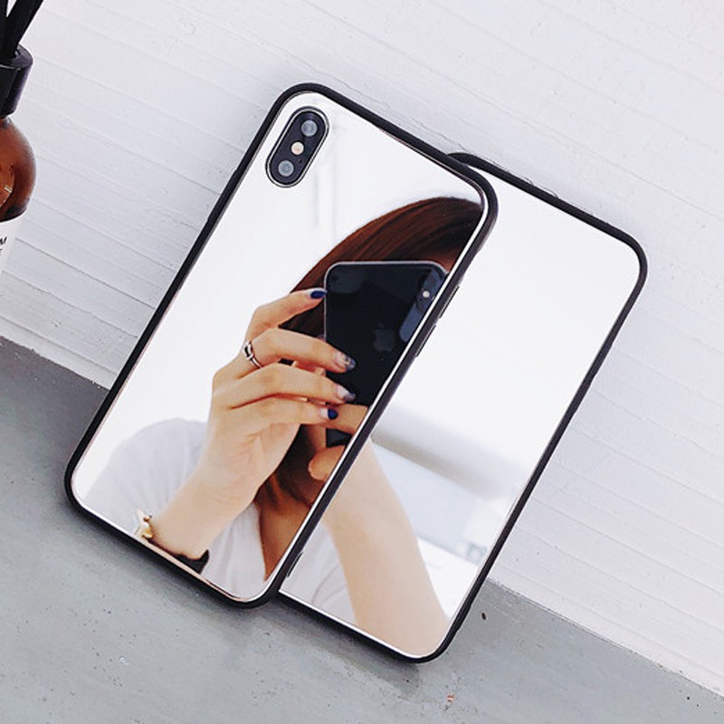 New Mirror Softcase Oppo A37 a39 a57 a71 a83 a3s C1 F9 A5s A7 A12 a92 a52 f11 a33 a53 A16 A55