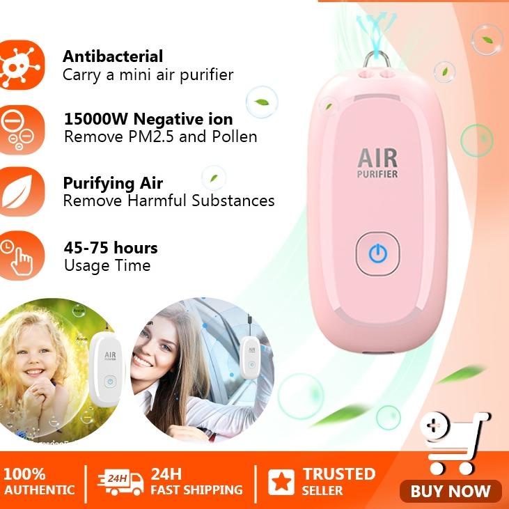 Rekomendasi--JAMAY Air Purifier M8 Mini Portable Air Purifier Necklace