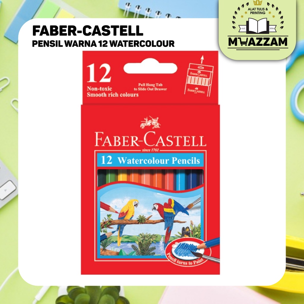 

Faber-Castell Watercolour Pensil 12 S Pendek