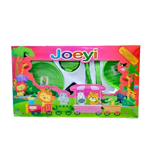 Feeding Set Joeyi Ukuran BESAR Dan KECIL EXTRA PECKING | Set Alat Makan Bayi | Kado Lahiran Bayi Tempat makan Bayi