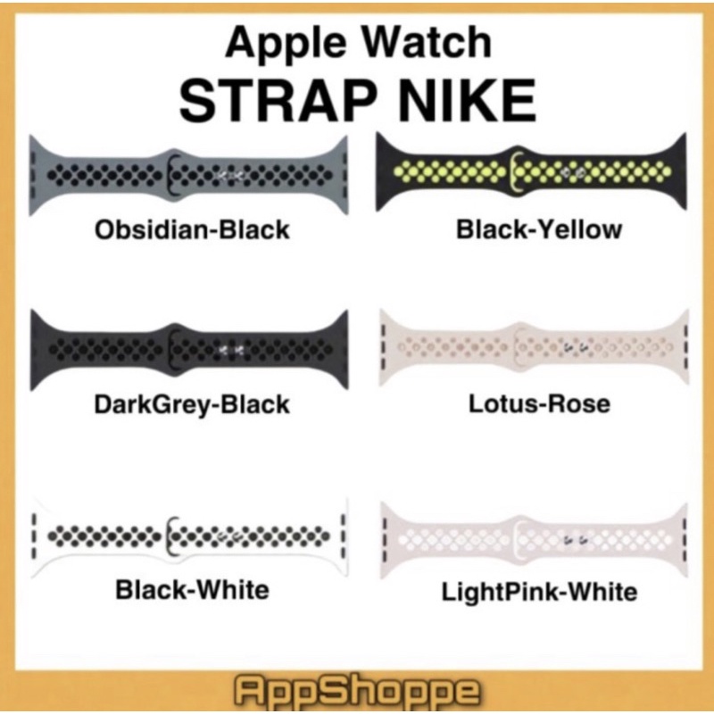 Apple Watch Ultra 8 SE 7654321 Strap Nik* Tali Gelang Jam Olahraga