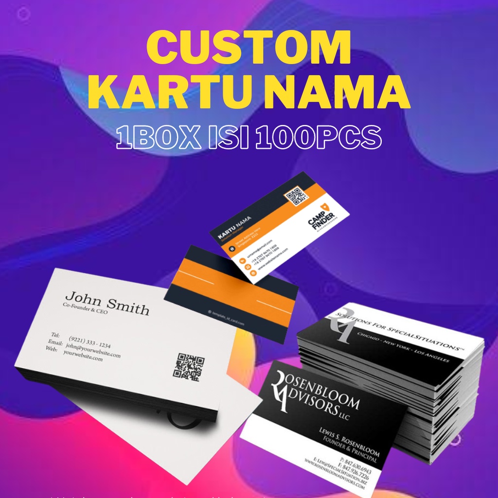 

Cetak Kartu Nama / Custom Kartu Nama / Kartu Nama Murah