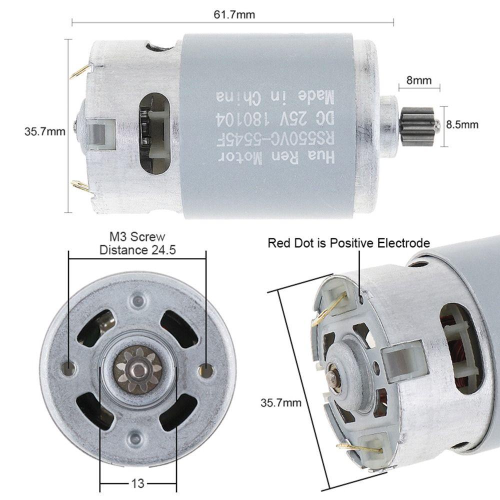 Solighter RS550VC Motor DC 13gigi Gergaji Listrik Rechargeable Power Alat Aksesoris