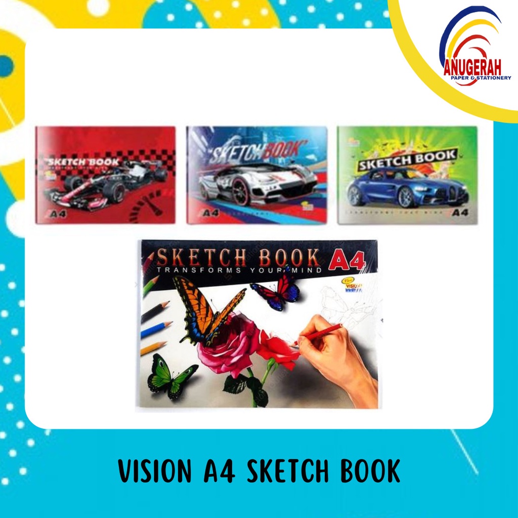 

VISION A4 SKETCH BOOK (PCS)