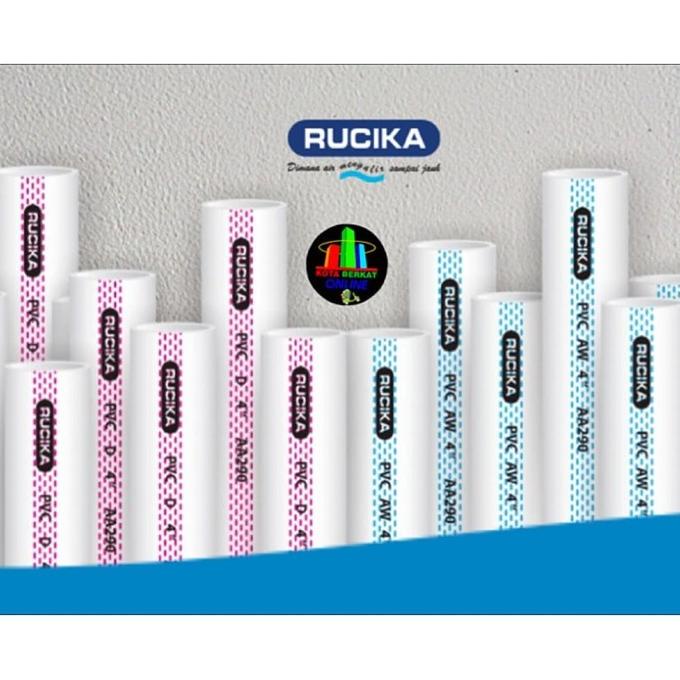 Buruan beli] PIPA AIR PVC RUCIKA WAVIN 4 INCH