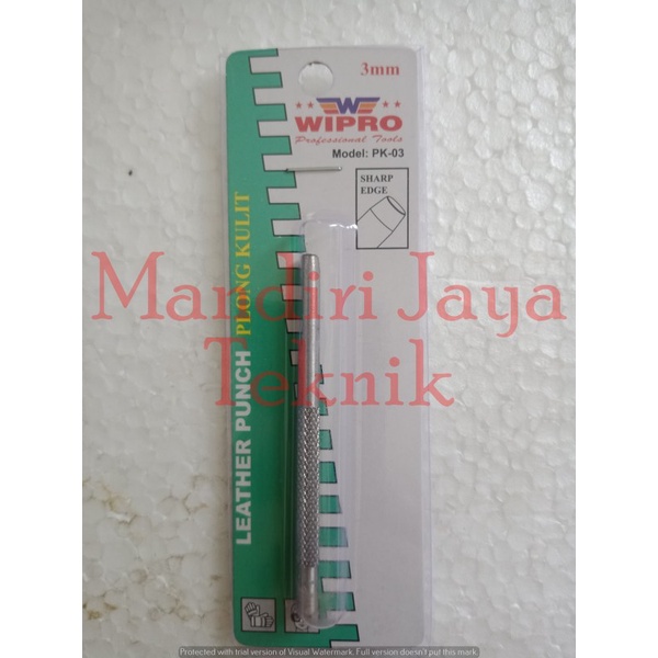Plong Kulit Kertas Karet 3mm PK-03 WIPRO