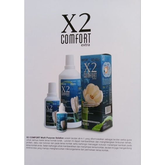 X2 Comfort Cairan Pembersih Softlens Multipurpose