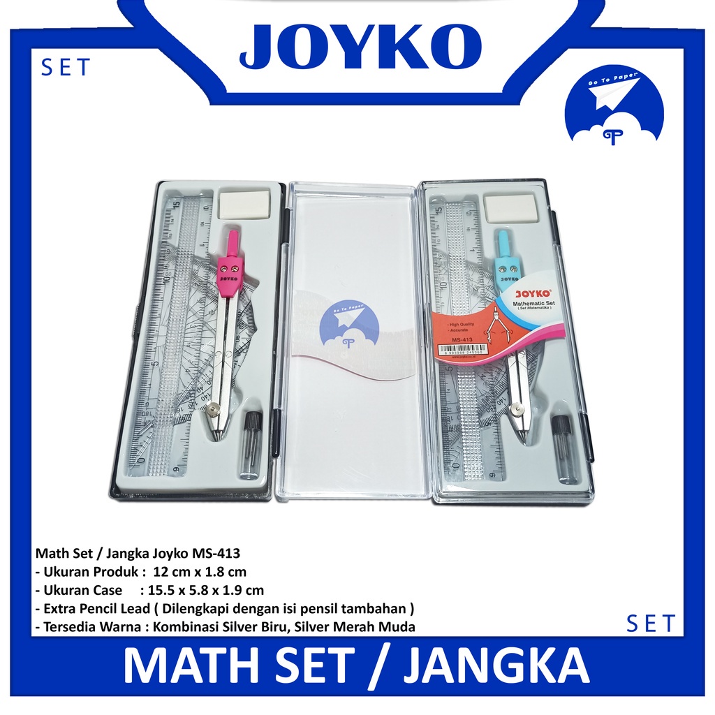 

JOYKO Jangka Set Lengkap Matematika Math Set-413 Set