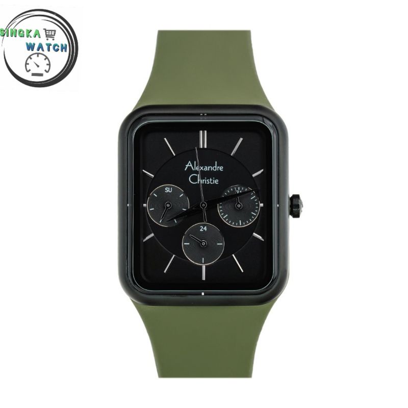 JAM TANGAN CEWEK ALEXANDRE CHRISTIE SERI 2744BF ORI / JAM TANGAN AC ORIGINAL WARNA HIJAU