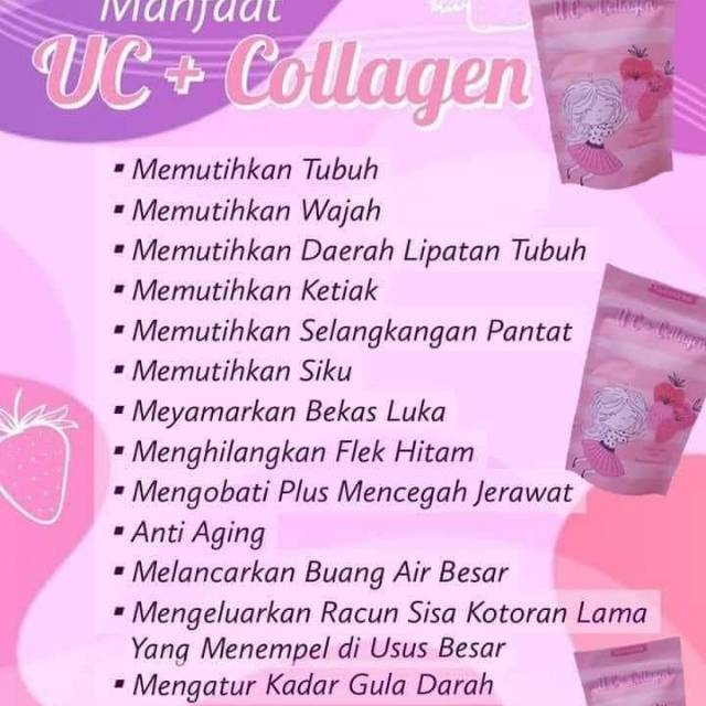 SUSU PEMUTIH UC COLLAGEN/ Susu pemutih Uc+Collagen