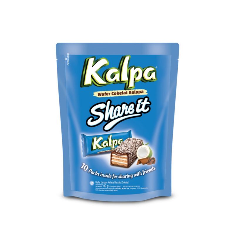 

Kalpa Wafer Coklat Share It Pouch 10 x 9 g