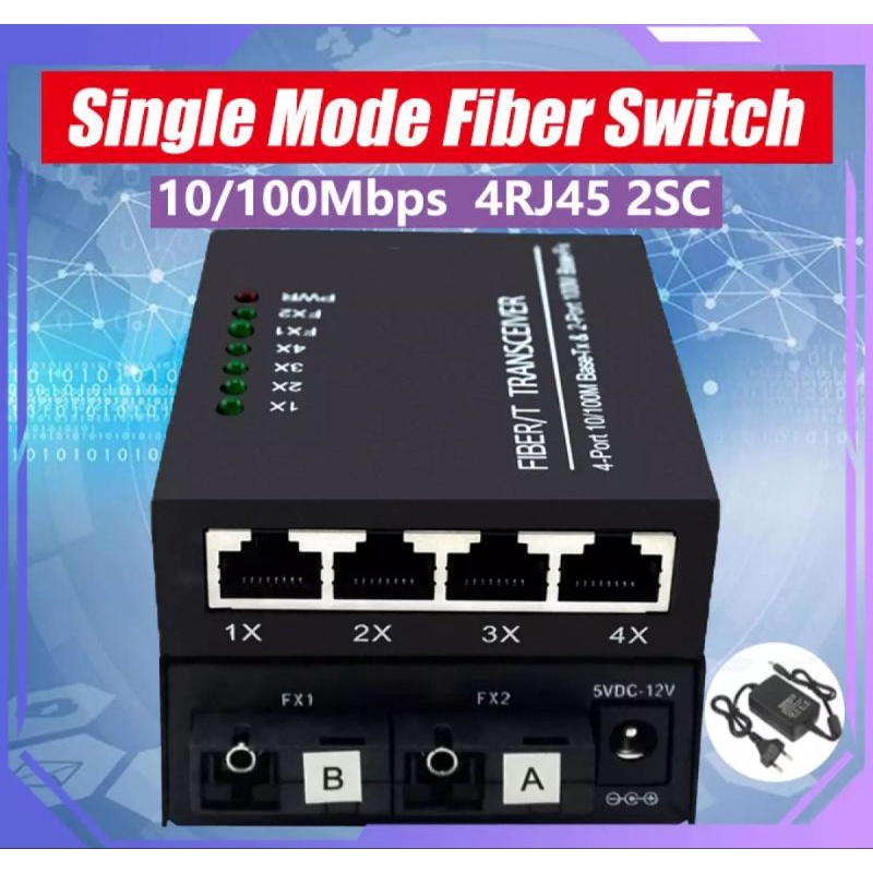 media converter 3FO.2LAN &amp; 2FO.4LAN ethernet swicth fiber optic  ,10/100m