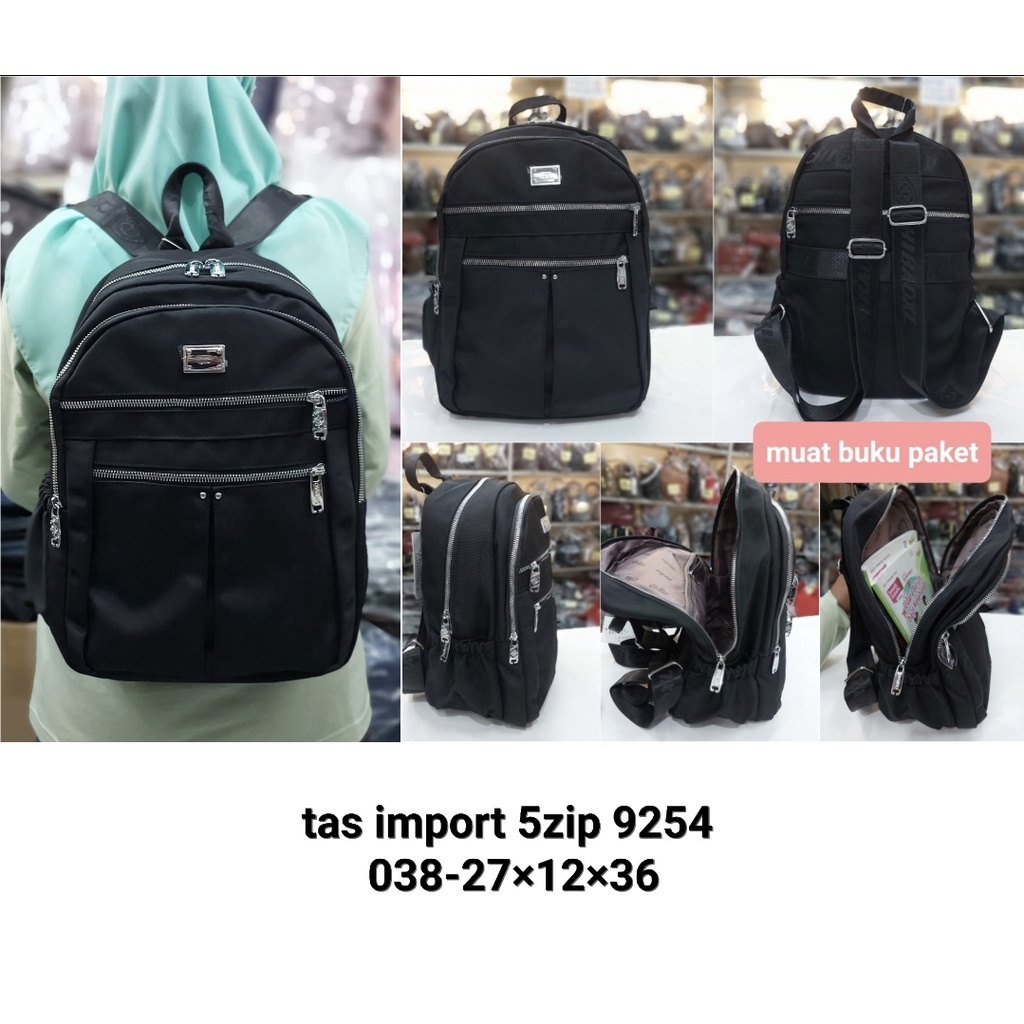 Tas import fashion wanita ransel parasut super high quality yg berkualitas