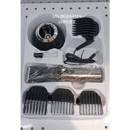 KRIS Alat Pencukur Rambut Nirkabel Dengan Charging Base/Hair Clipper
