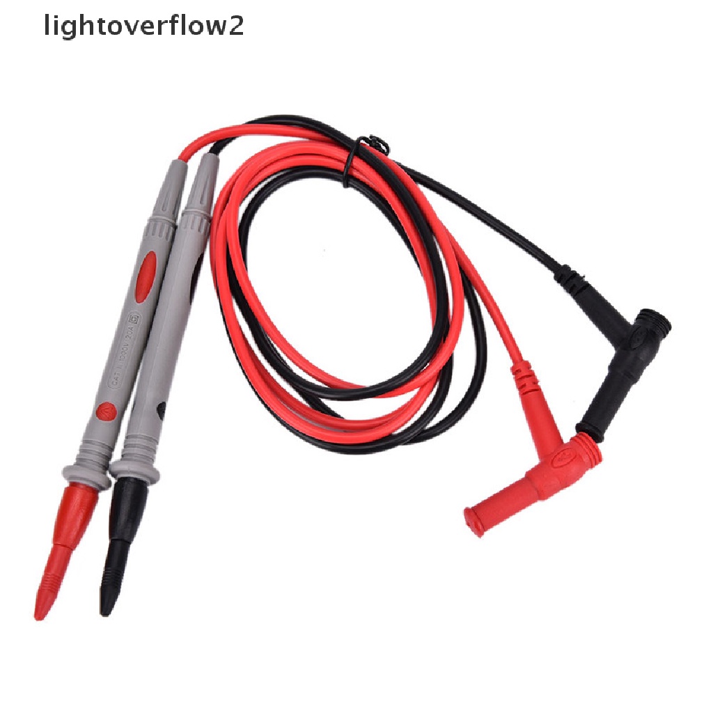 (lightoverflow2) 2pcs / Set Pena Kabel Multimeter Digital Universal