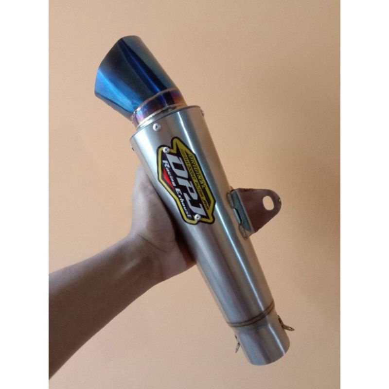 knalpot racing dpj segi 6 corong bluomon