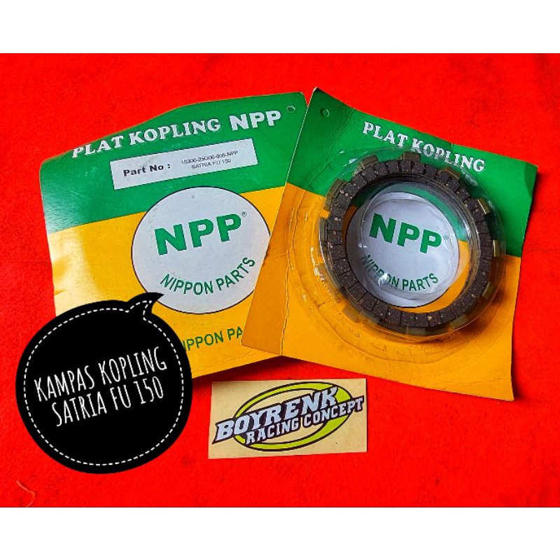 Plat Kampas Kopling SATRIA FU 150 KODE 25G NPP-BOYRENK RACING
