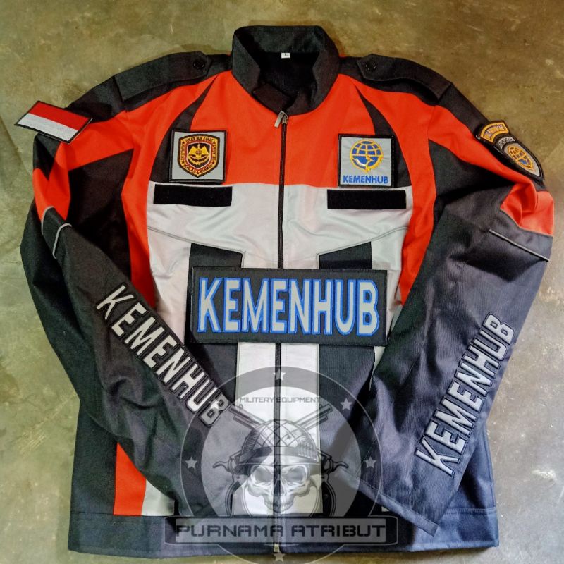 Jaket kemenhub, jaket dishub, jaket touring