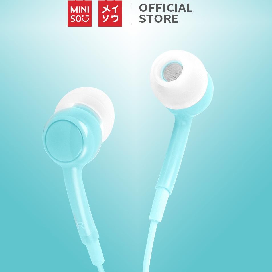 ️✔️✔️ Miniso Earphone in Ear Sesame Street Earbuds Silikon Headphone Kabel Noise Cancelling Awet Uni