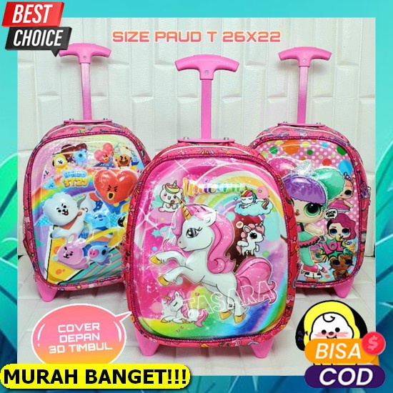 Tas Anak Laki Laki Catenzo Junior Cmm Tas Mobil Tk Koper Set Tas Serba Guna / Tempat Bekal Sel 81Wdk