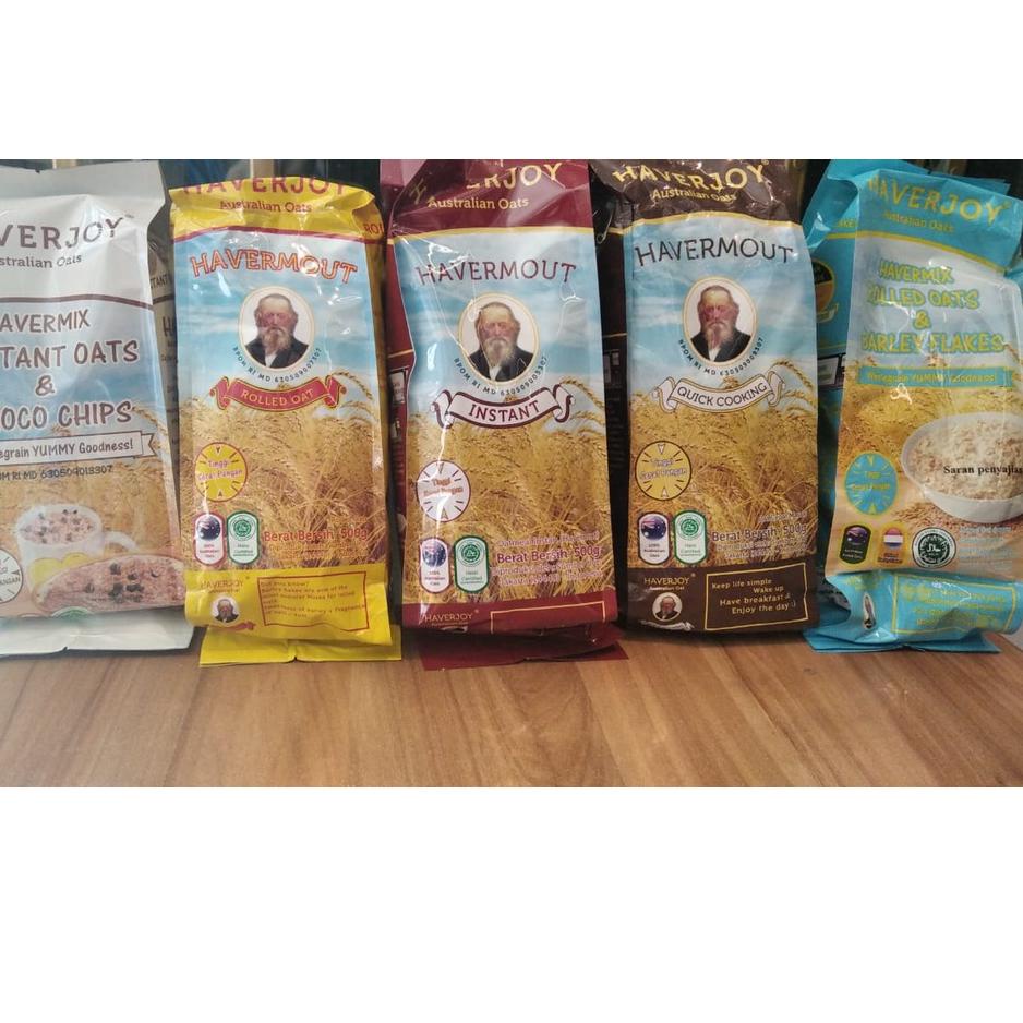 

Buruan Serbu--Haverjoy Rolled Instan Oat 500 gram Havermix Havermut